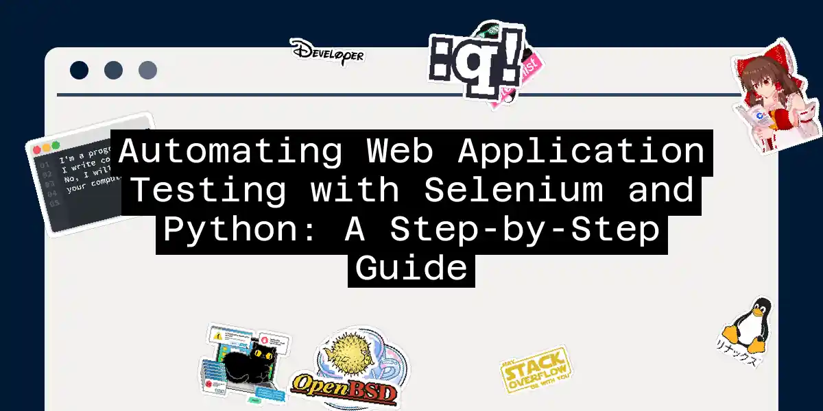 Automating Web Application Testing with Selenium and Python: A Step-by-Step Guide