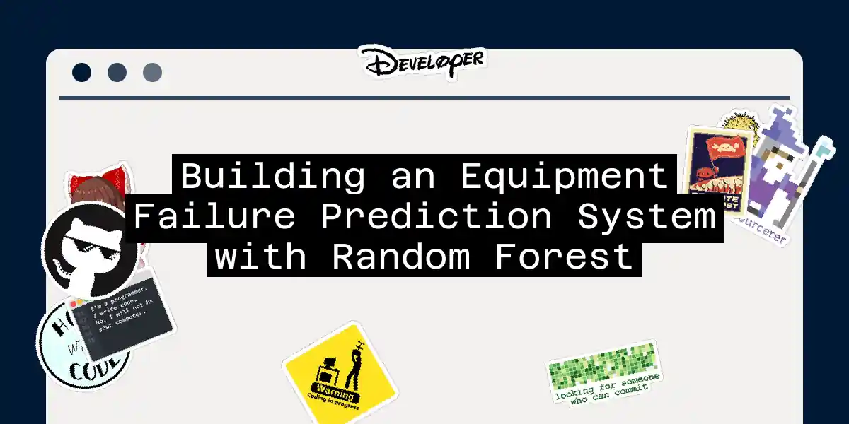 Building an Equipment Failure Prediction System with Random Forest