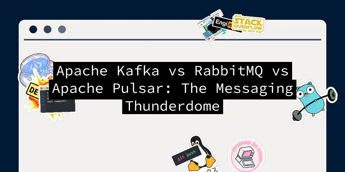 Apache Kafka vs RabbitMQ vs Apache Pulsar: The Messaging Thunderdome