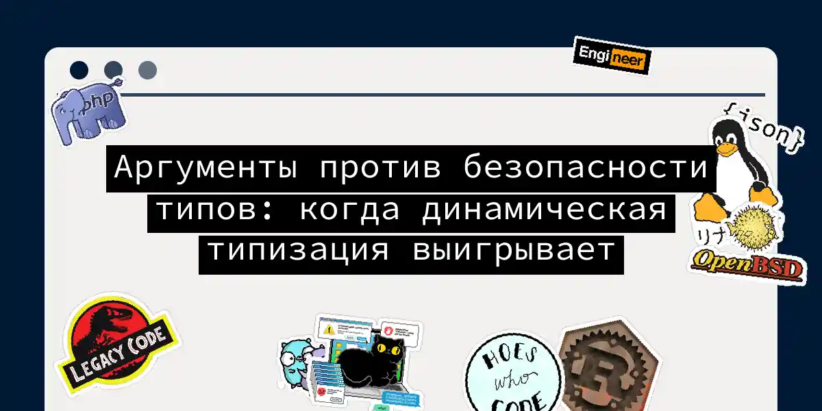 Аргументы против безопасности типов: когда динамическая типизация выигрывает