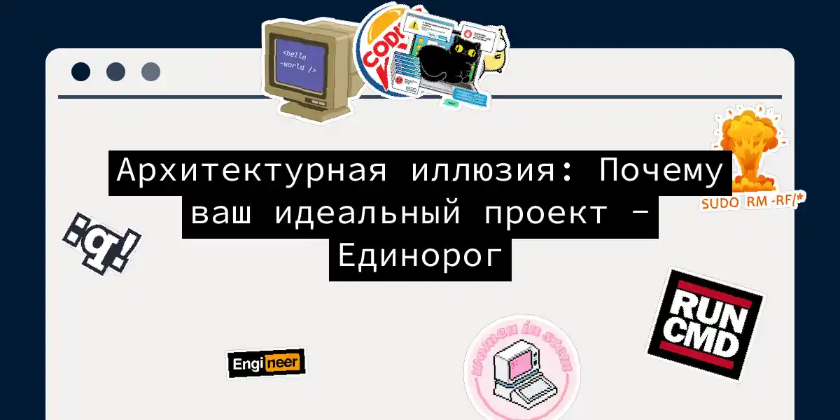 Архитектурная иллюзия: Почему ваш идеальный проект - Единорог