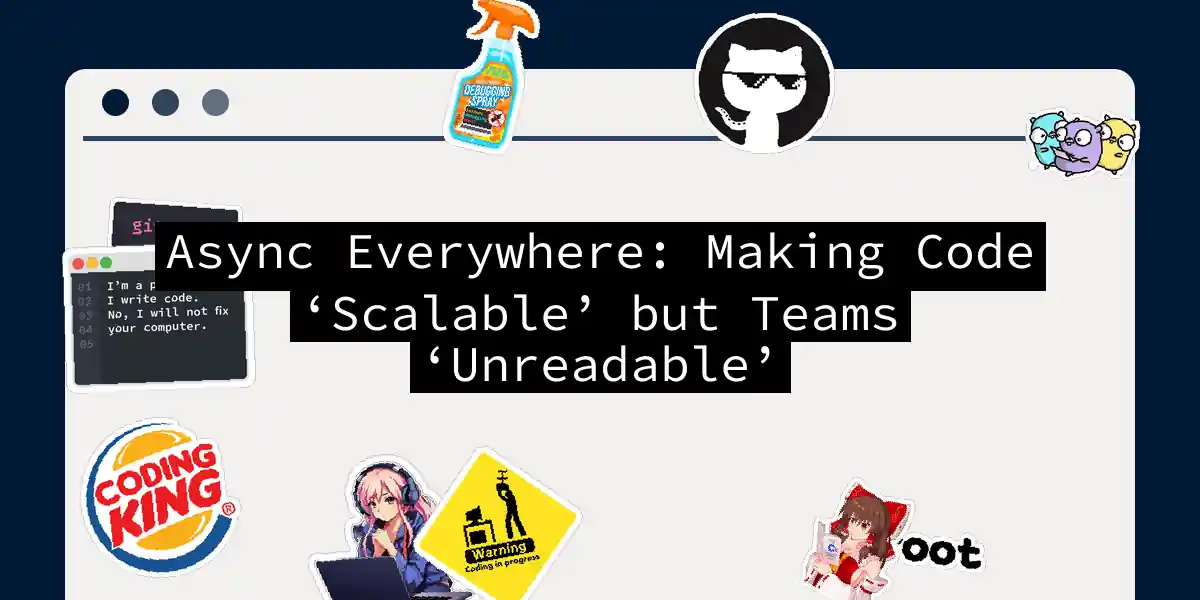 Async Everywhere: Making Code ‘Scalable’ but Teams ‘Unreadable’