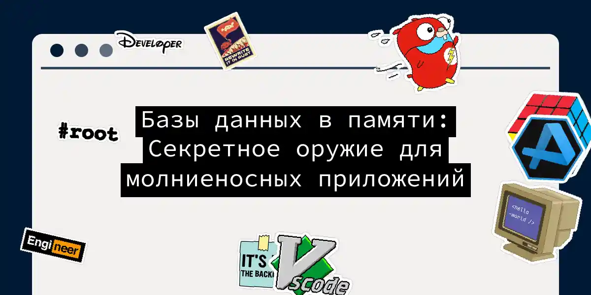 Базы данных в памяти: Секретное оружие для молниеносных приложений