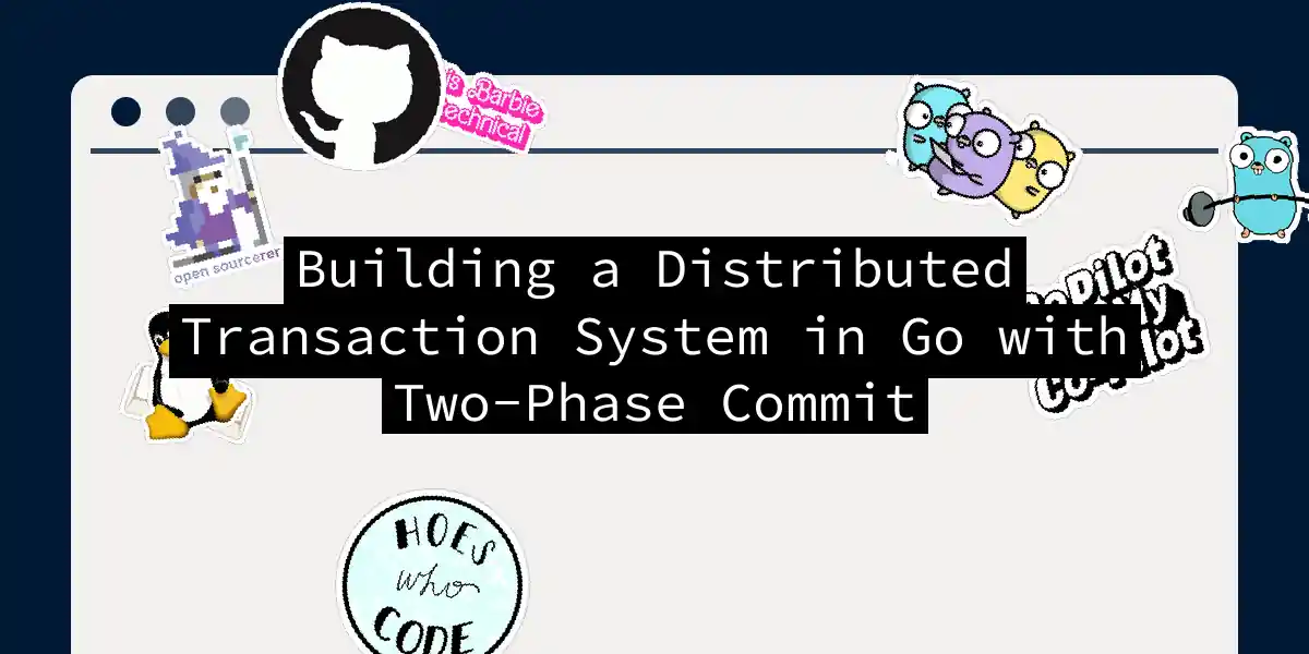 Building a Distributed Transaction System in Go with Two-Phase Commit