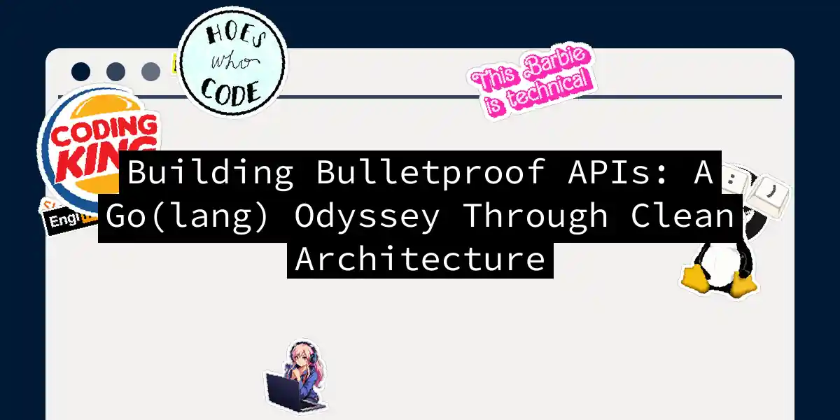 Building Bulletproof APIs: A Go(lang) Odyssey Through Clean Architecture