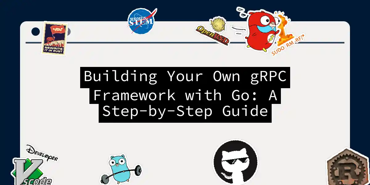 Building Your Own gRPC Framework with Go: A Step-by-Step Guide