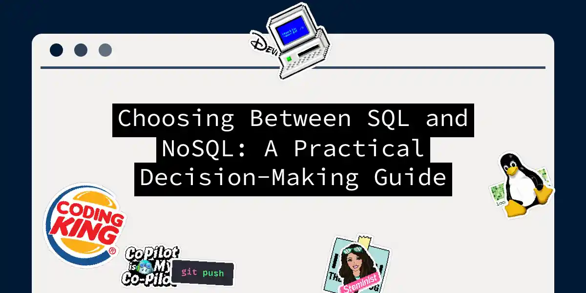 Choosing Between SQL and NoSQL: A Practical Decision-Making Guide