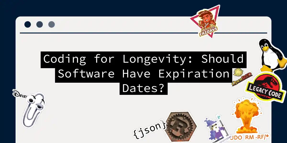 Coding for Longevity: Should Software Have Expiration Dates?
