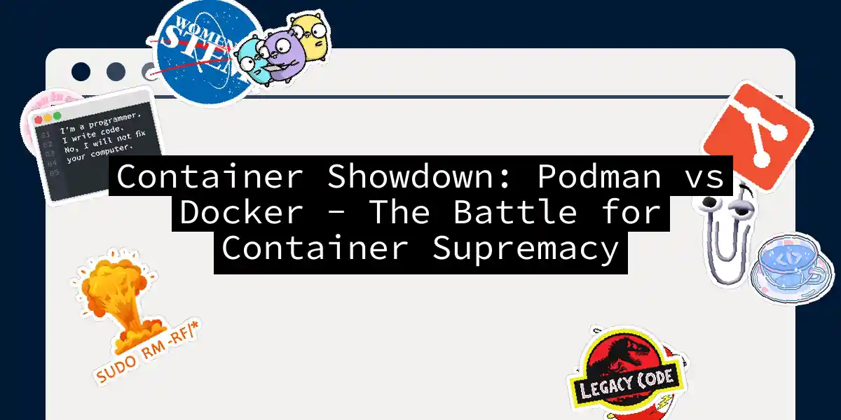 Container Showdown: Podman vs Docker - The Battle for Container Supremacy
