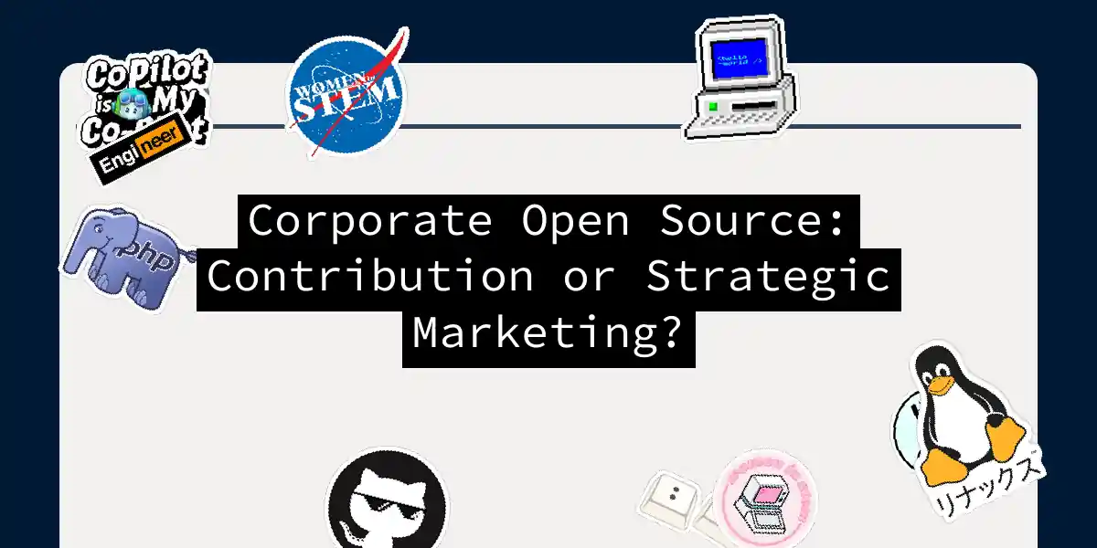 Corporate Open Source: Contribution or Strategic Marketing?