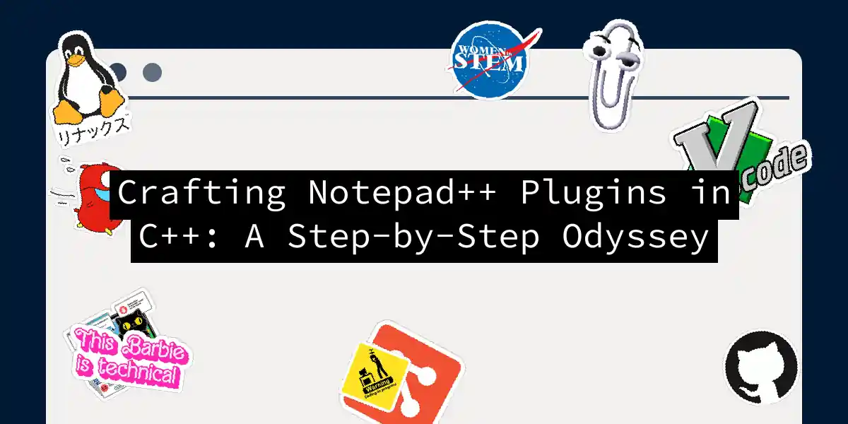 Crafting Notepad++ Plugins in C++: A Step-by-Step Odyssey