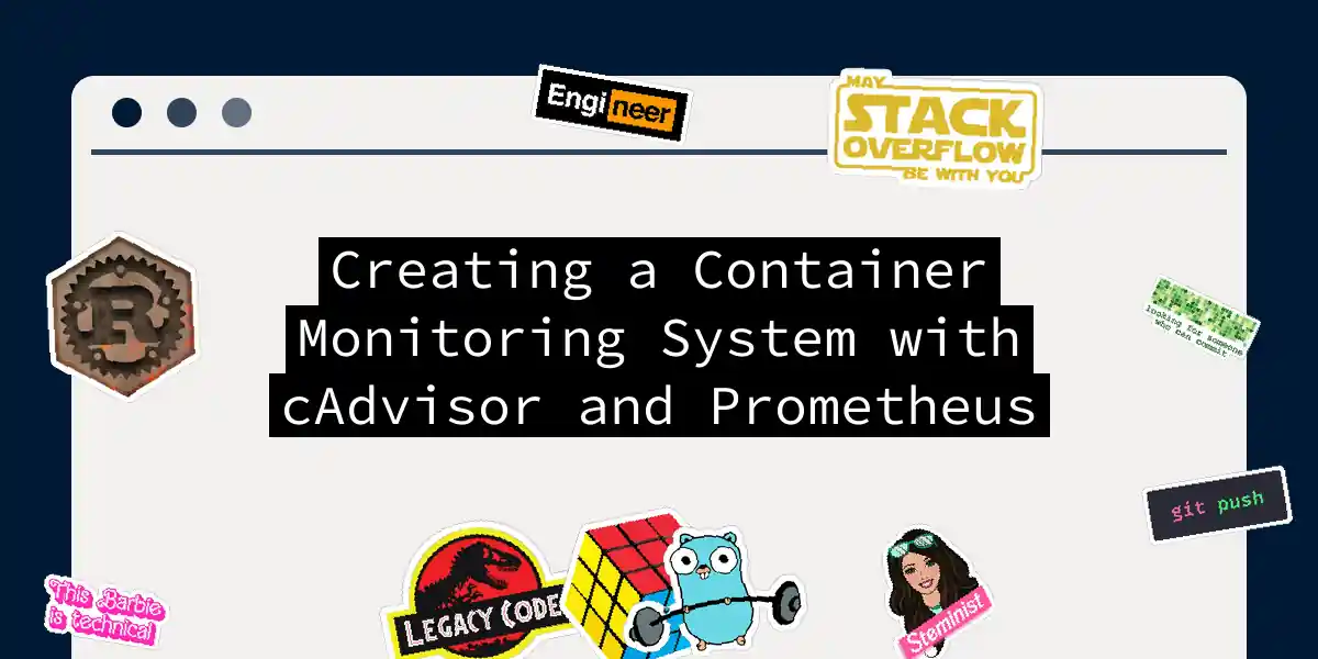 Creating a Container Monitoring System with cAdvisor and Prometheus