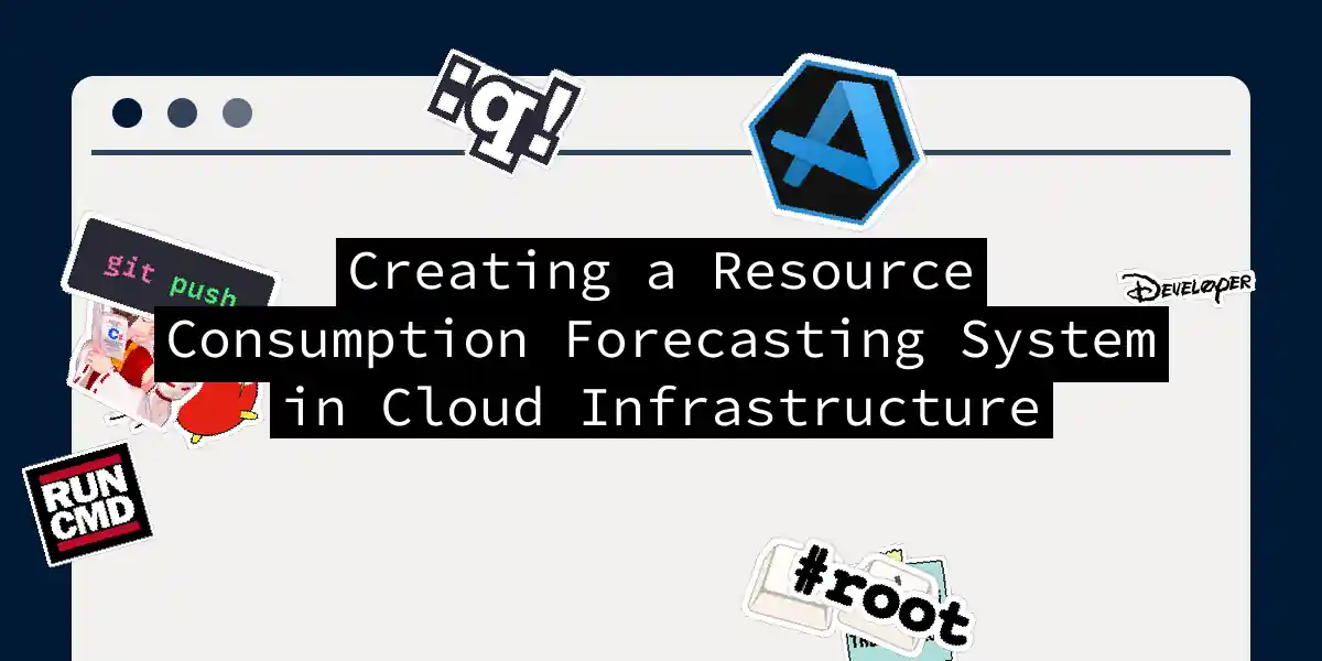 Creating a Resource Consumption Forecasting System in Cloud Infrastructure