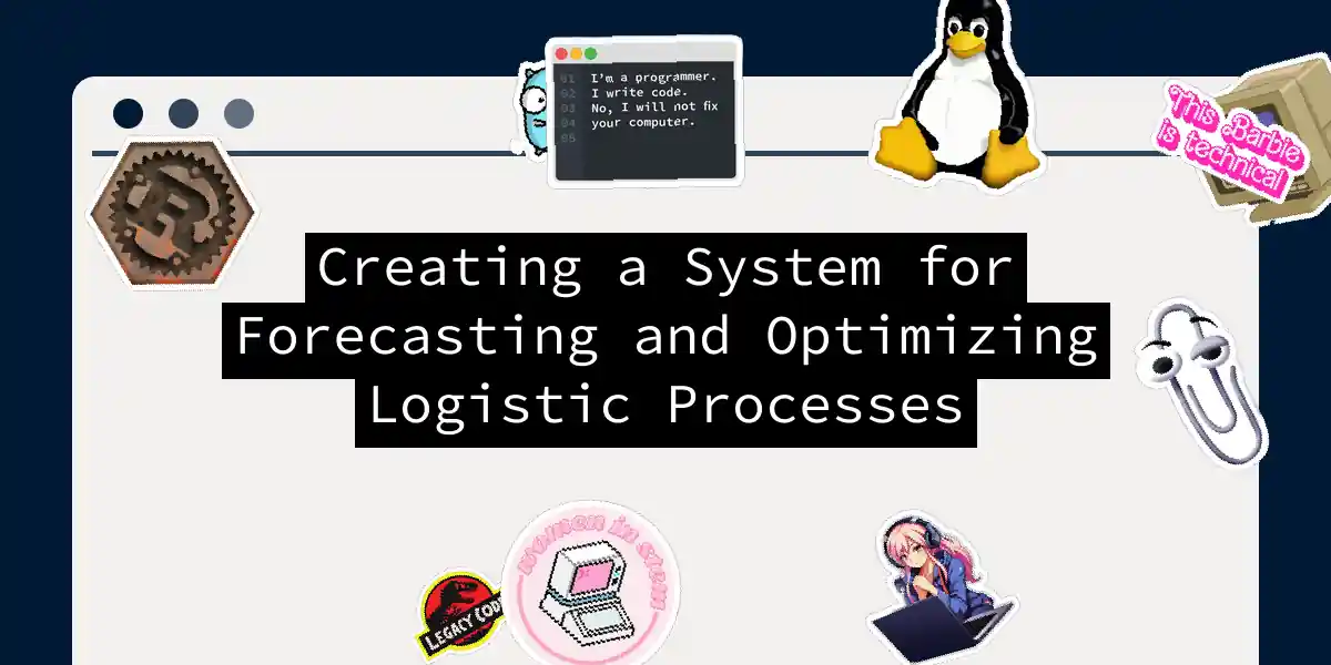 Creating a System for Forecasting and Optimizing Logistic Processes