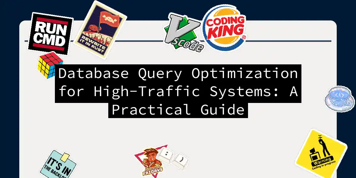 Database Query Optimization for High-Traffic Systems: A Practical Guide