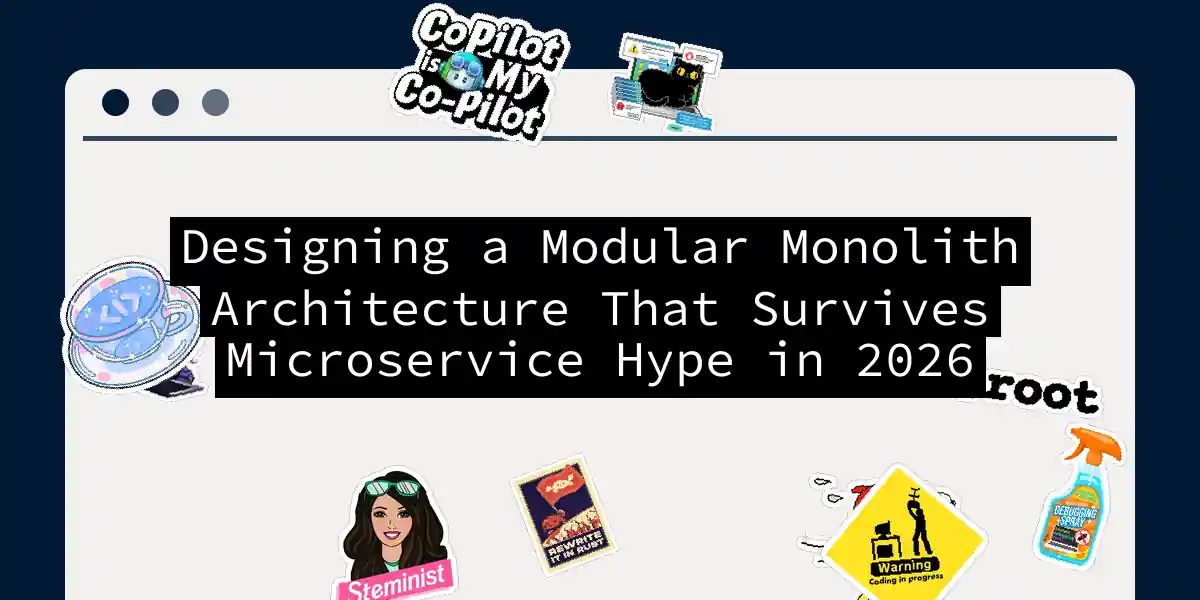 Designing a Modular Monolith Architecture That Survives Microservice Hype in 2026