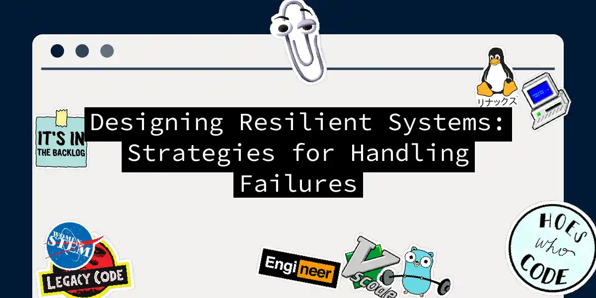 Designing Resilient Systems: Strategies for Handling Failures