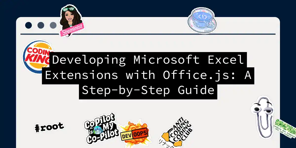 Developing Microsoft Excel Extensions with Office.js: A Step-by-Step Guide