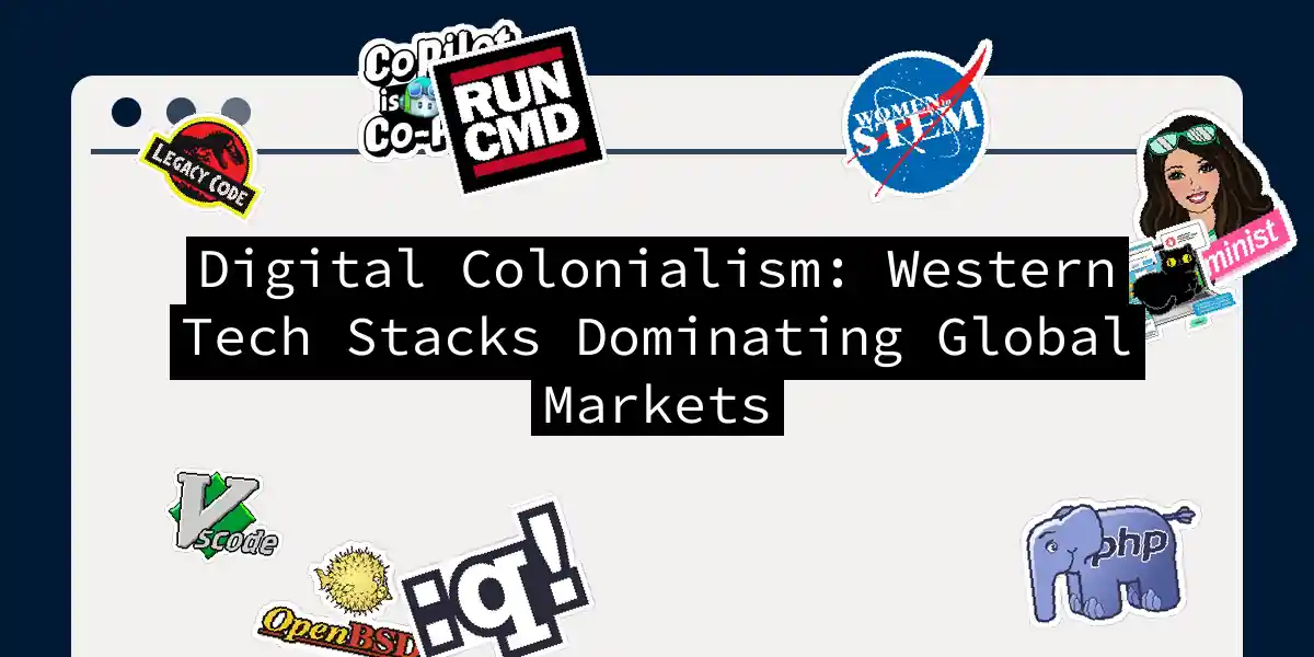 Digital Colonialism: Western Tech Stacks Dominating Global Markets