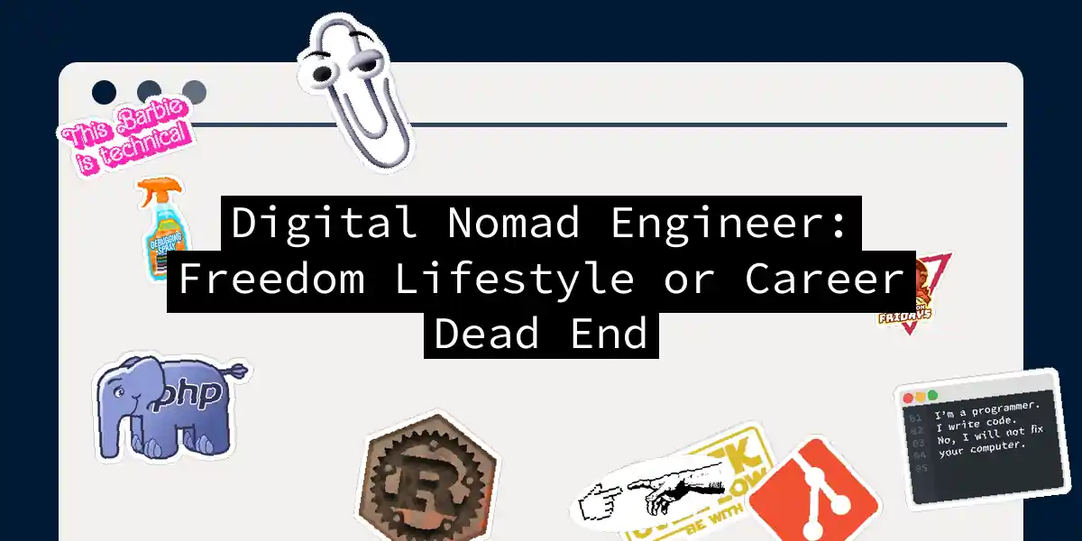 Digital Nomad Engineer: Freedom Lifestyle or Career Dead End?