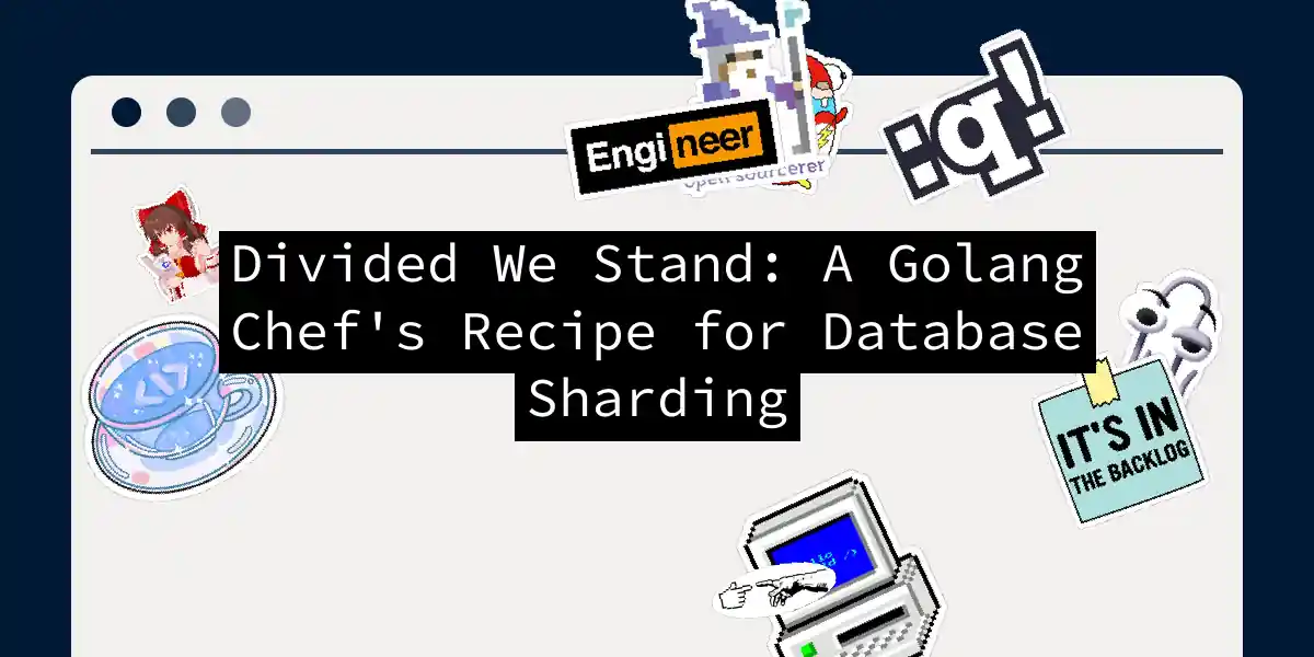 Divided We Stand: A Golang Chef's Recipe for Database Sharding