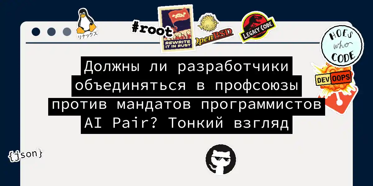 Должны ли разработчики объединяться в профсоюзы против мандатов программистов AI Pair? Тонкий взгляд