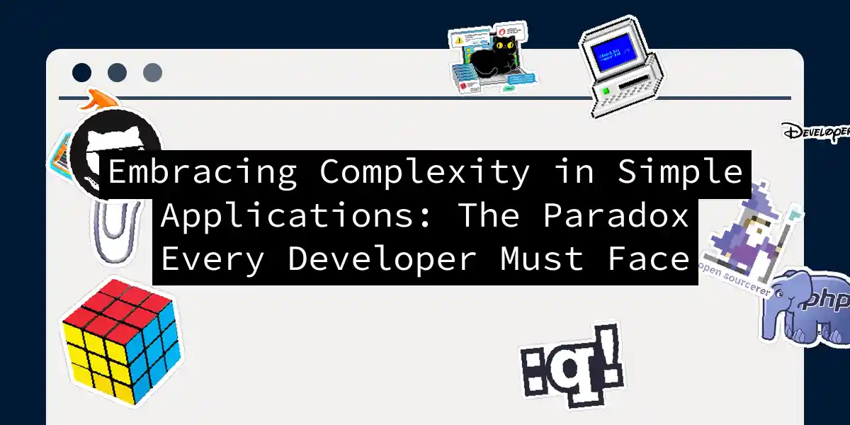 Embracing Complexity in Simple Applications: The Paradox Every Developer Must Face