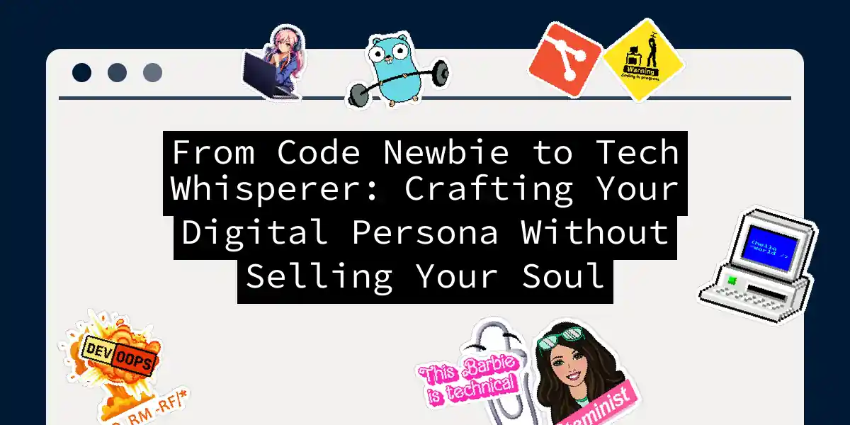 From Code Newbie to Tech Whisperer: Crafting Your Digital Persona Without Selling Your Soul