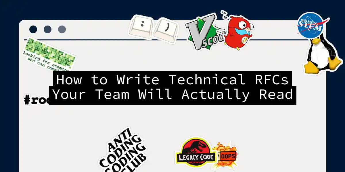 How to Write Technical RFCs Your Team Will Actually Read