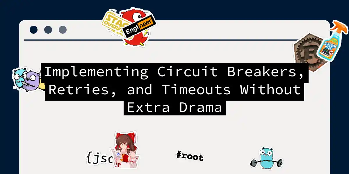 Implementing Circuit Breakers, Retries, and Timeouts Without Extra Drama