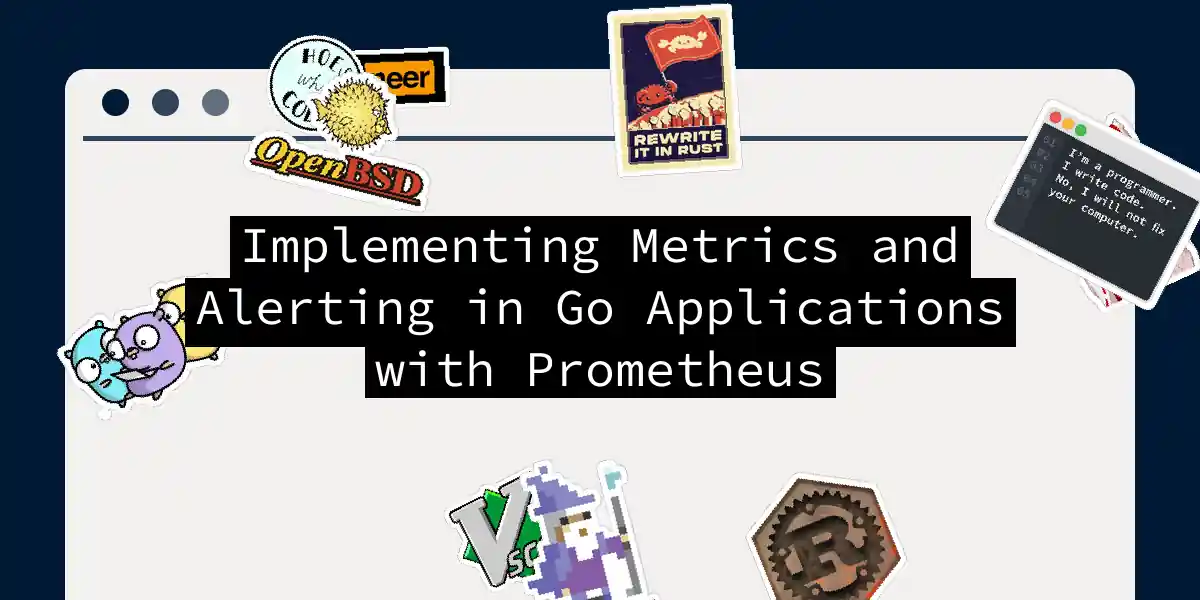 Implementing Metrics and Alerting in Go Applications with Prometheus