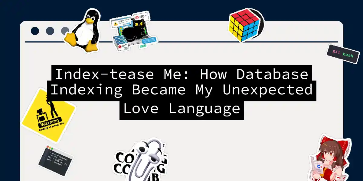 Index-tease Me: How Database Indexing Became My Unexpected Love Language