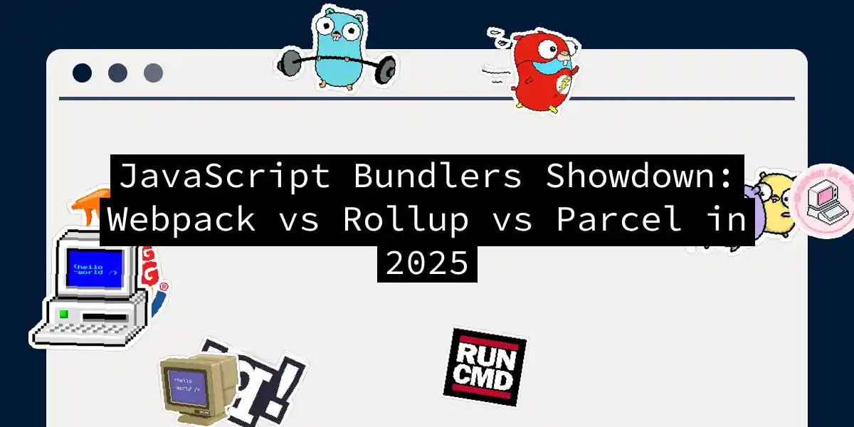 JavaScript Bundlers Showdown: Webpack vs Rollup vs Parcel in 2025