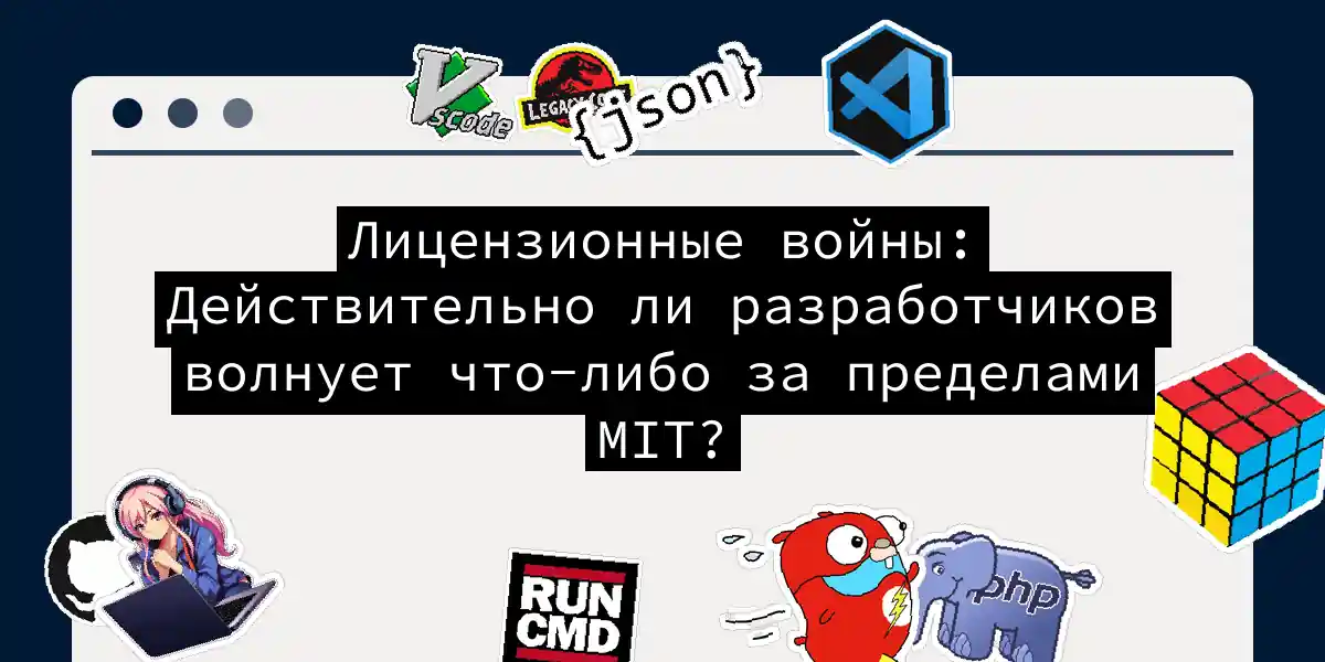 Лицензионные войны: Действительно ли разработчиков волнует что-либо за пределами MIT?