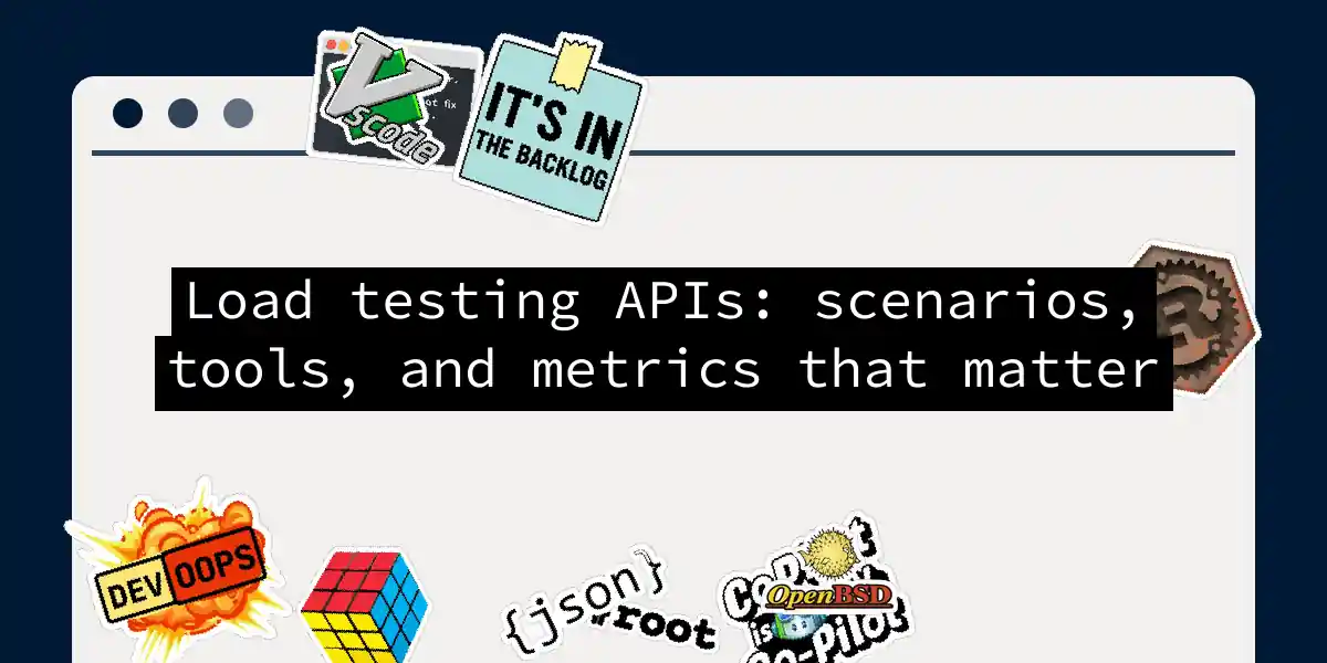 Load testing APIs: scenarios, tools, and metrics that matter