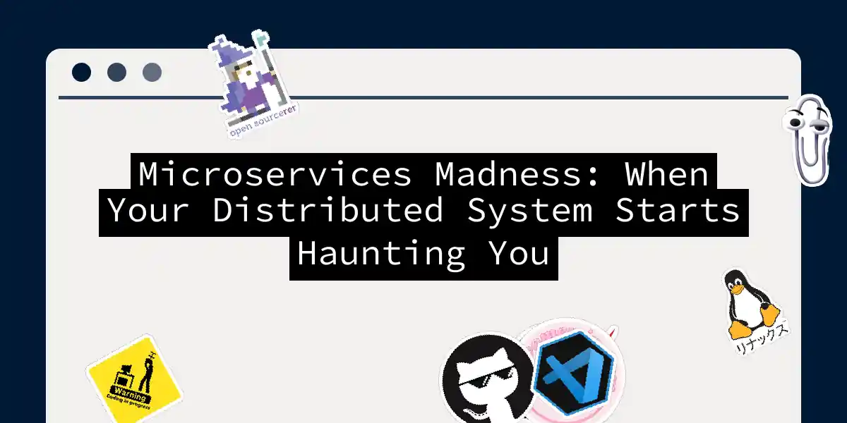Microservices Madness: When Your Distributed System Starts Haunting You