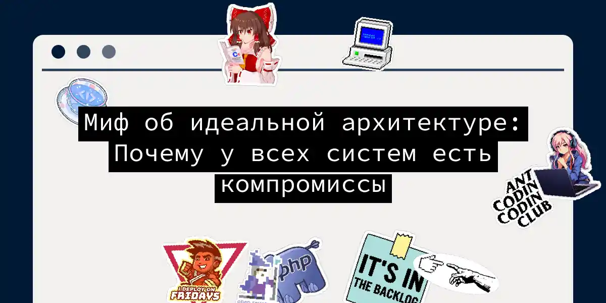 Миф об идеальной архитектуре: Почему у всех систем есть компромиссы