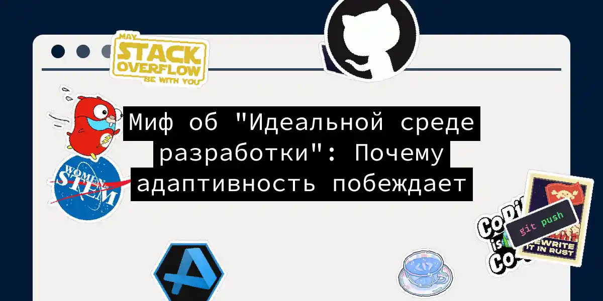 Миф об Идеальной среде разработки: Почему адаптивность побеждает