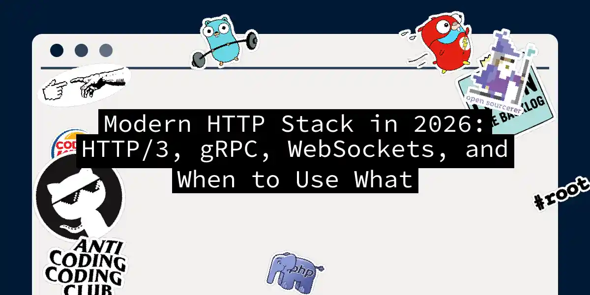 Modern HTTP Stack in 2026: HTTP/3, gRPC, WebSockets, and When to Use What