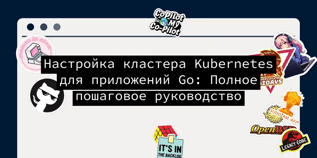 Настройка кластера Kubernetes для приложений Go: Полное пошаговое руководство