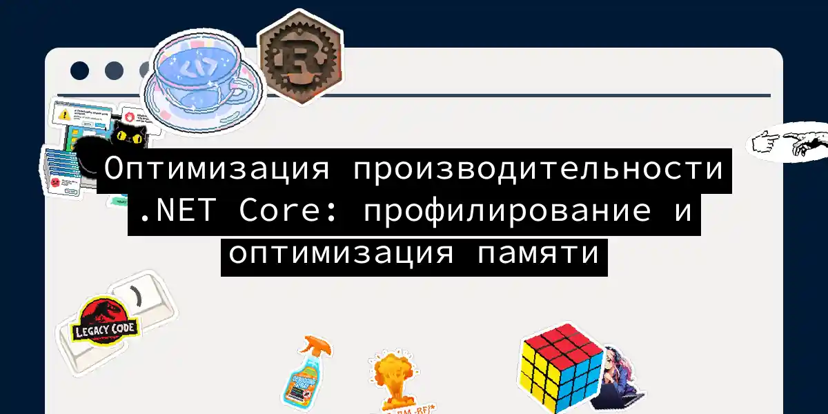 Оптимизация производительности .NET Core: профилирование и оптимизация памяти
