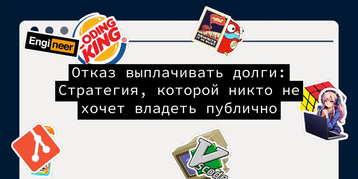 Отказ выплачивать долги: Стратегия, которой никто не хочет владеть публично