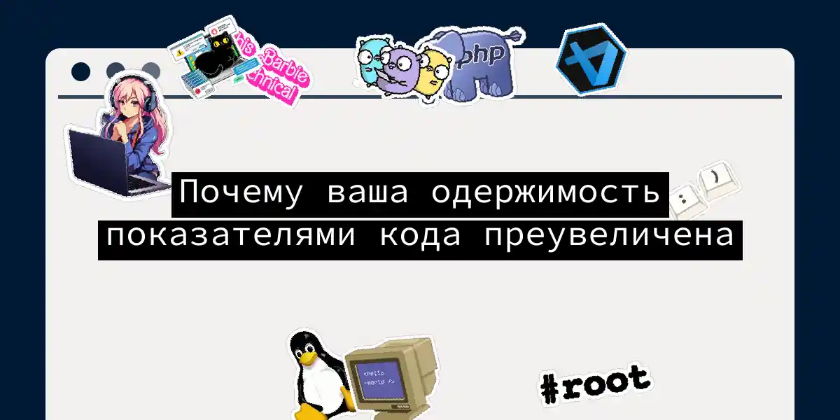 Почему ваша одержимость показателями кода преувеличена