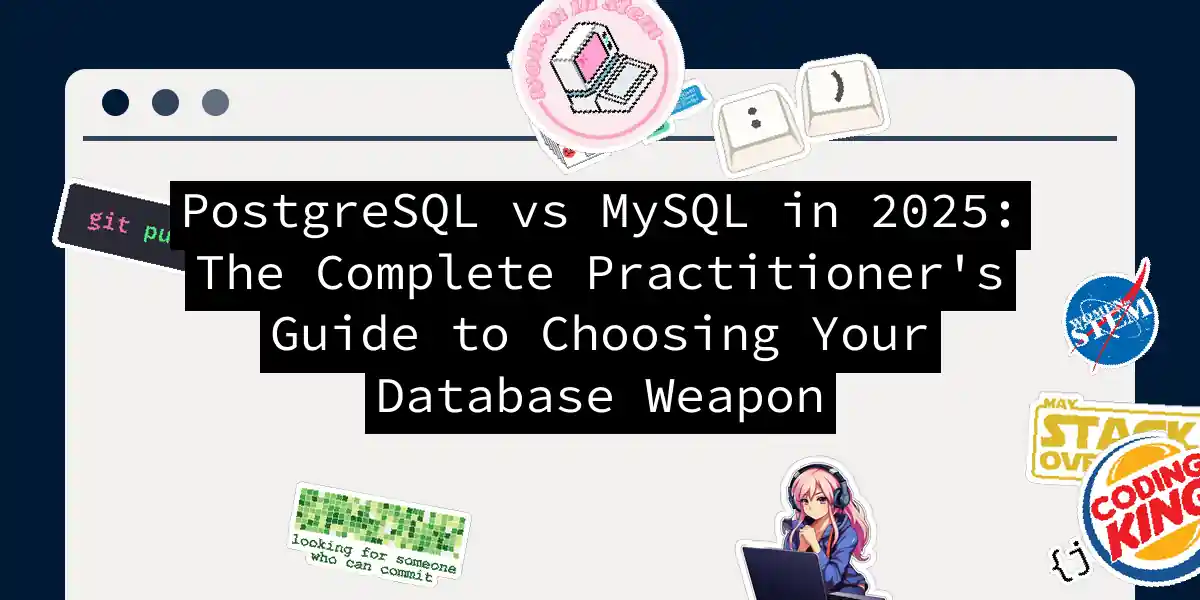 PostgreSQL vs MySQL in 2025: The Complete Practitioner's Guide to Choosing Your Database Weapon