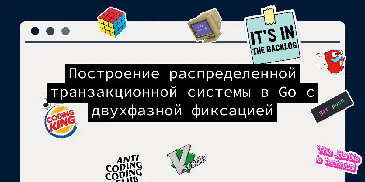 Построение распределенной транзакционной системы в Go с двухфазной фиксацией