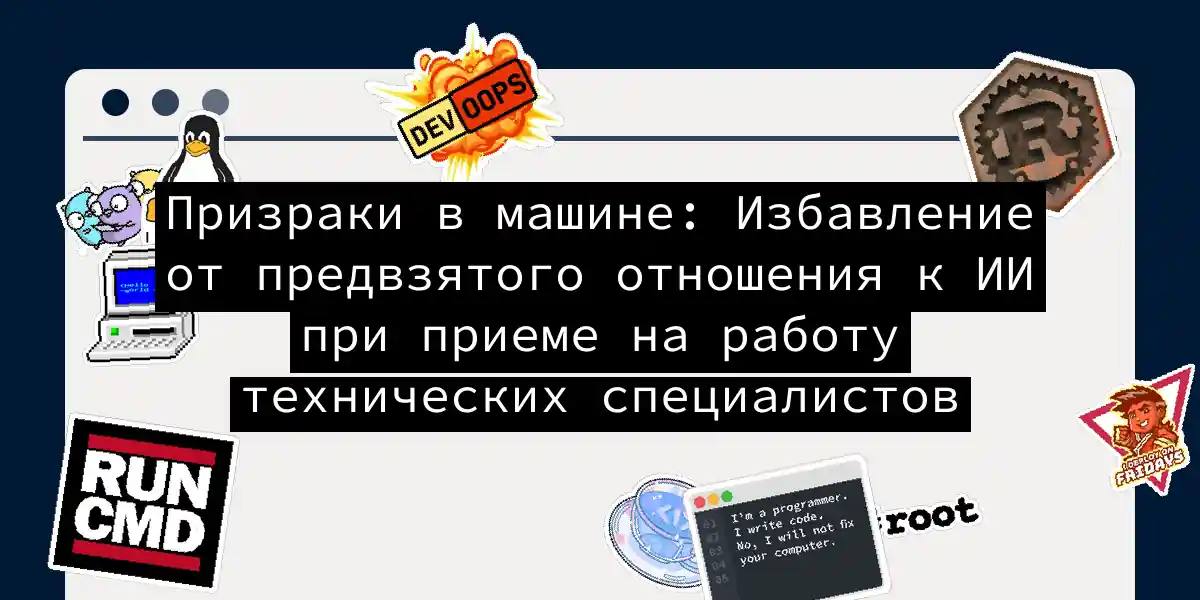 Призраки в машине: Избавление от предвзятого отношения к ИИ при приеме на работу технических специалистов