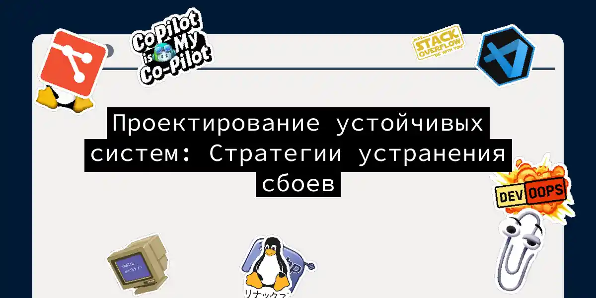 Проектирование устойчивых систем: Стратегии устранения сбоев