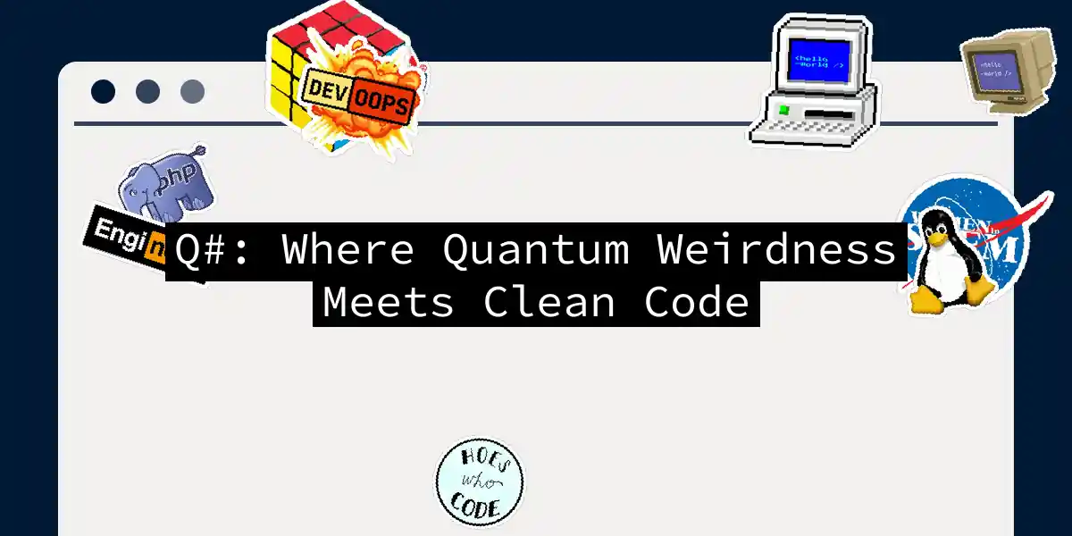 Q#: Where Quantum Weirdness Meets Clean Code