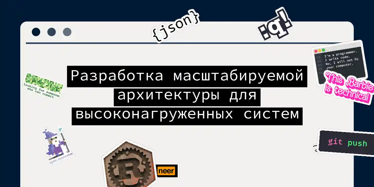 Разработка масштабируемой архитектуры для высоконагруженных систем