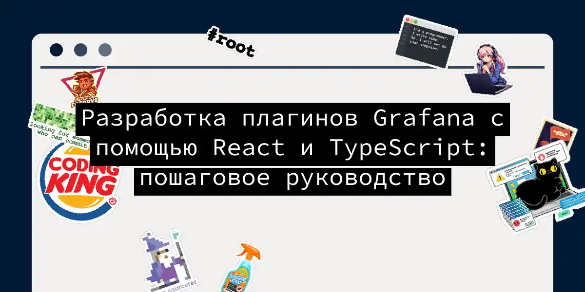 Разработка плагинов Grafana с помощью React и TypeScript: пошаговое руководство